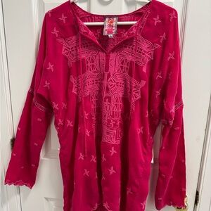Gorgeous Johnny Was Hot Pink Tunic!